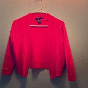 Coral shrug